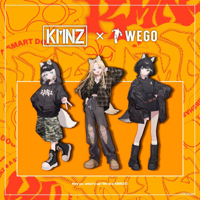 3/12(木)追記　バーチャルガールズHIPHOPユニット「KMNZ」×WEGOコラボの発売が決定！