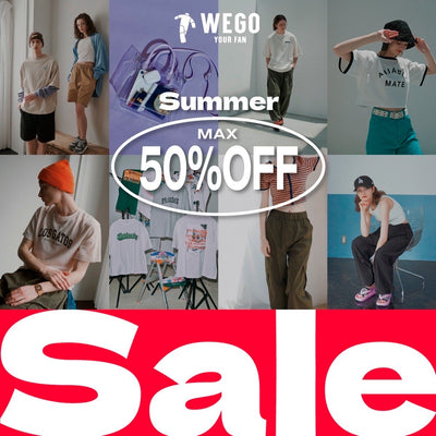 『SUMMER SALE』開催中！3連休はWEGOがお買い得！