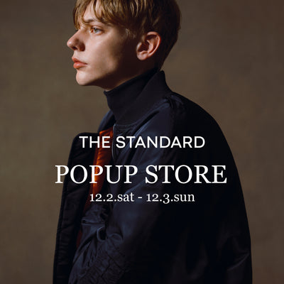 【THE STANDARD】2023 WINTER COLLECTIONのリリースを記念したPOPUP STOREがWEGO 原宿竹下通り店にて開催決定！