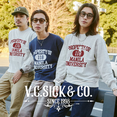 誰でも挑戦できるヴィンテージアメカジアイテム『V.C.SICK&CO.』をリリース。