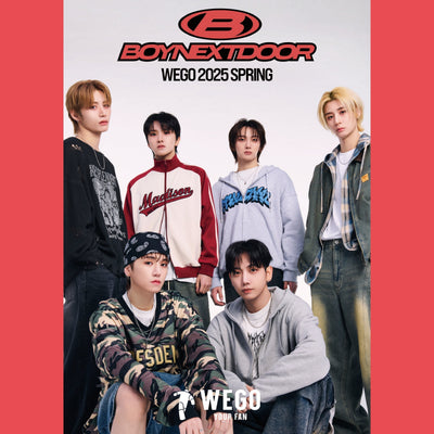 WEGO 2025 SPRING & SUMMER ビジュアルモデルに6人組ボーイグループ「BOYNEXTDOOR」が就任!