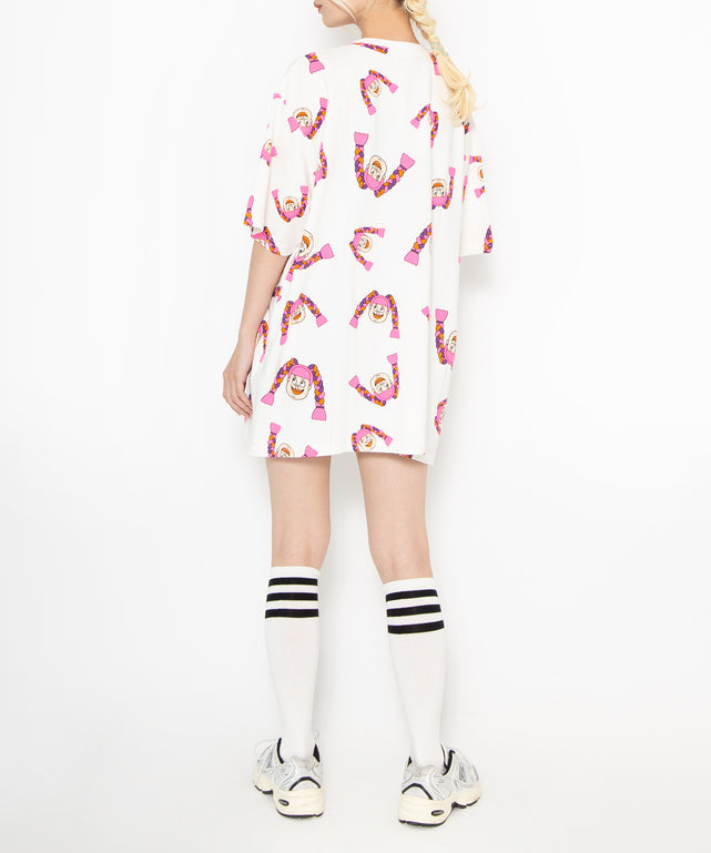 NAOMIﾁｬﾝ総柄Tｼｬﾂ