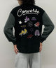 CONVERSE 裾ドロストモチーフスタジャン/ブラック モデル:175cm Lサイズ着用
