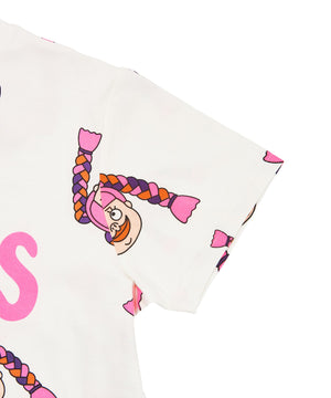 NAOMIﾁｬﾝ総柄Tｼｬﾂ