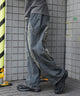 デニム淡加工 モデル：178cm L着用