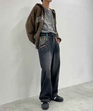 デニムブラックソノタ  モデル：175cm L着用