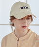 NYM刺繍CAP/アイボリー(ホワイトアイボリー)