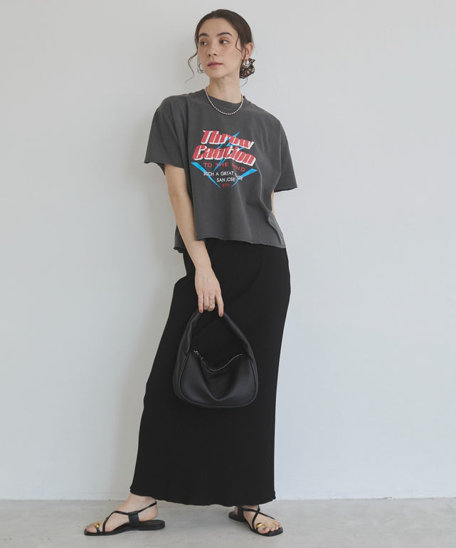リブマーメイドスカート
