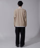 ベージュ　モデル180cm　L着用
