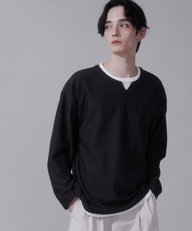 チャコール　モデル180cm　L着用