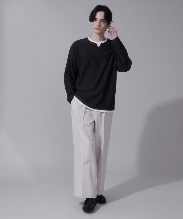 チャコール　モデル180cm　L着用