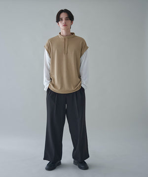ベージュ　モデル：180㎝　L着用