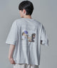 ARTCOLLECTIONプリントT（SS）/Lグレー　モデル：180㎝　L着用