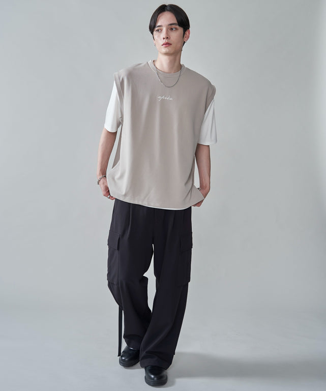 Lベージュ　モデル：180㎝　L着用