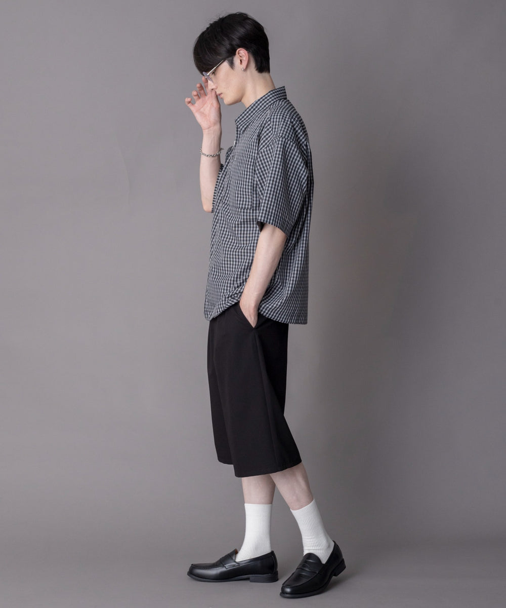 ブラックチェック1 モデル：180cm L着用