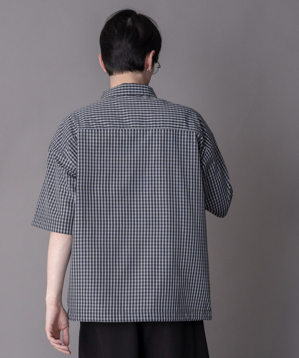 ブラックチェック1 モデル：180cm L着用