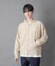 アンサンブルZIPパーカー（LS）/Lベージュ モデル：180cm L着用