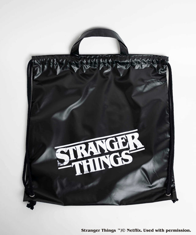 STRANGER　THINGSナップサック/ブラック