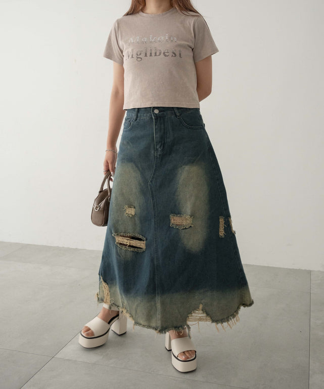 デニム モデル：155cm F着用