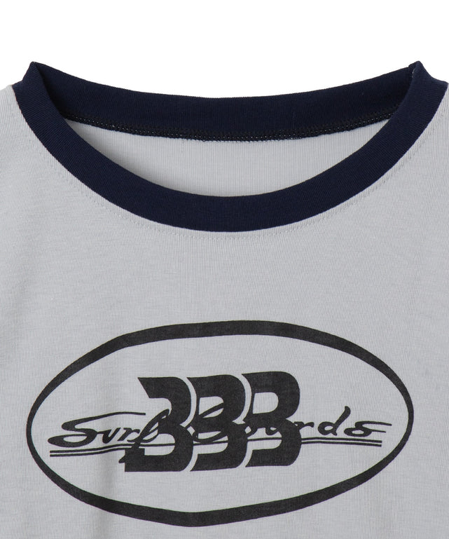 BBB2トーンカラースリーブトップス