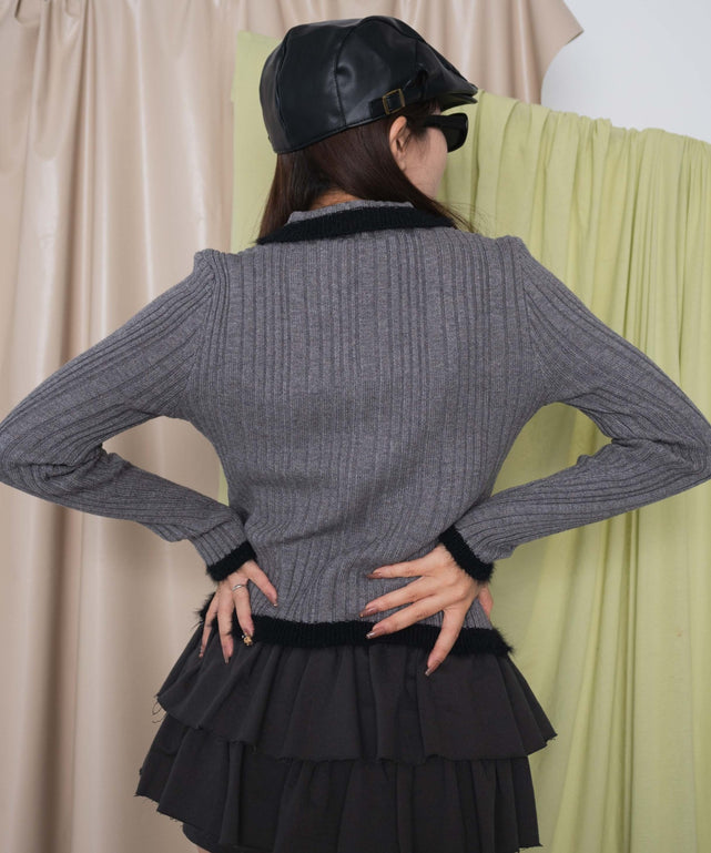 グレー モデル：155cm F着用