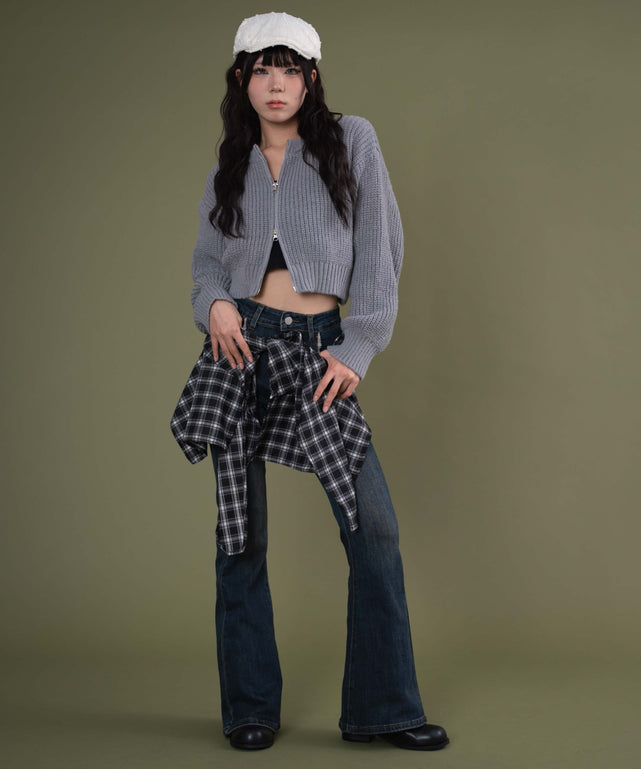 グレー モデル：160cm F着用