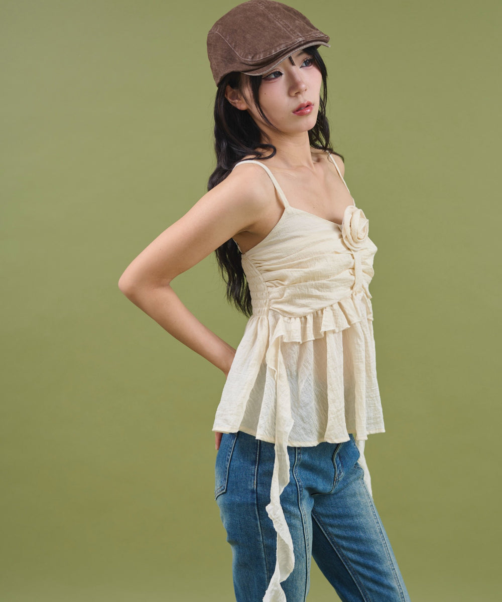 ベージュ モデル：160cm F着用