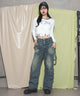 デニム中濃　モデル:168cm M着用