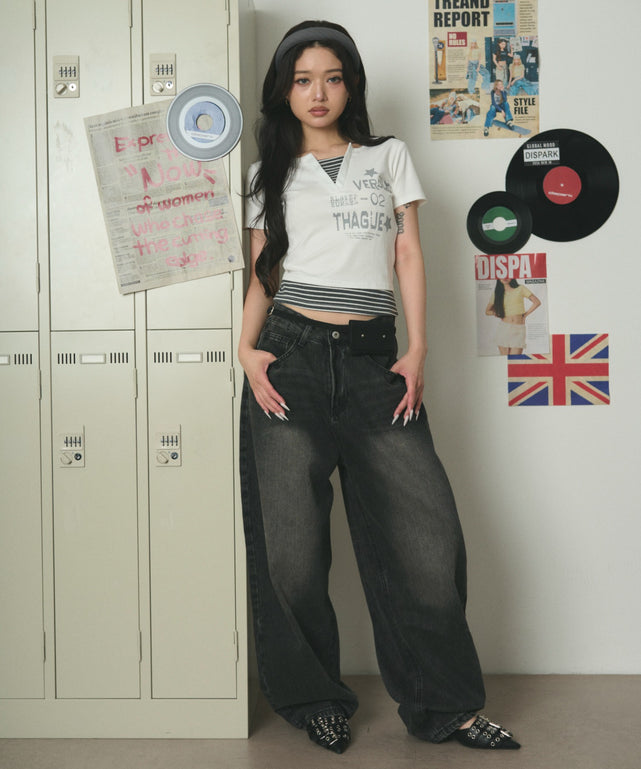 ブラック モデル：163cm M着用