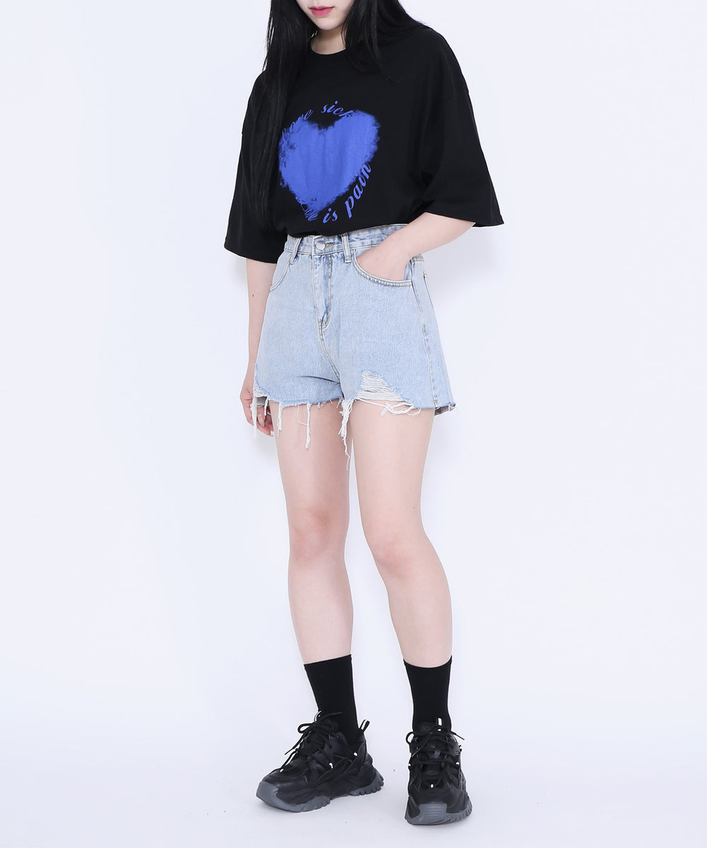 デニム淡色 モデル：161cm S着用