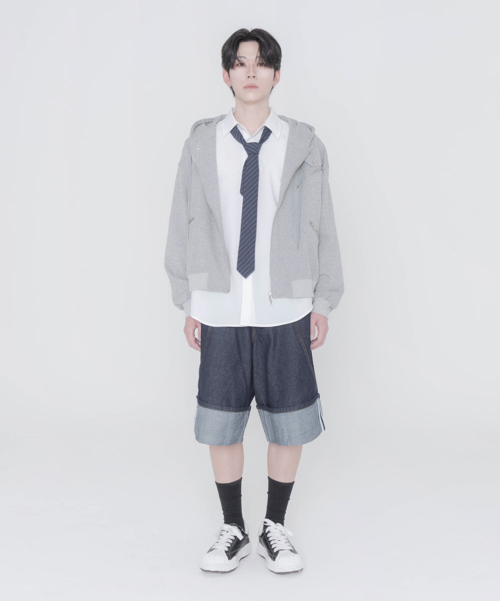 杢グレー モデル:178cm F着用