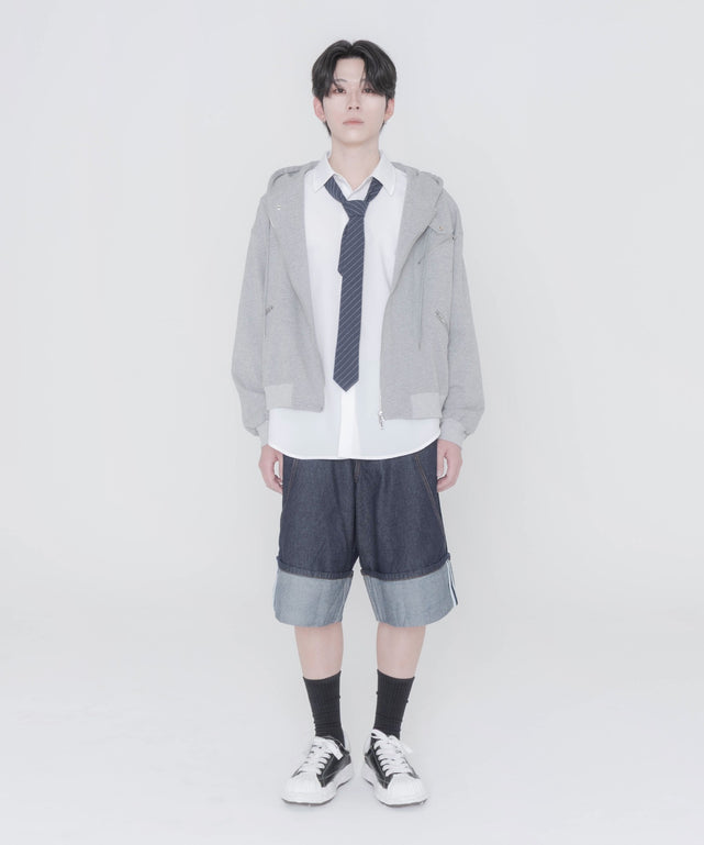 杢グレー モデル:178cm F着用