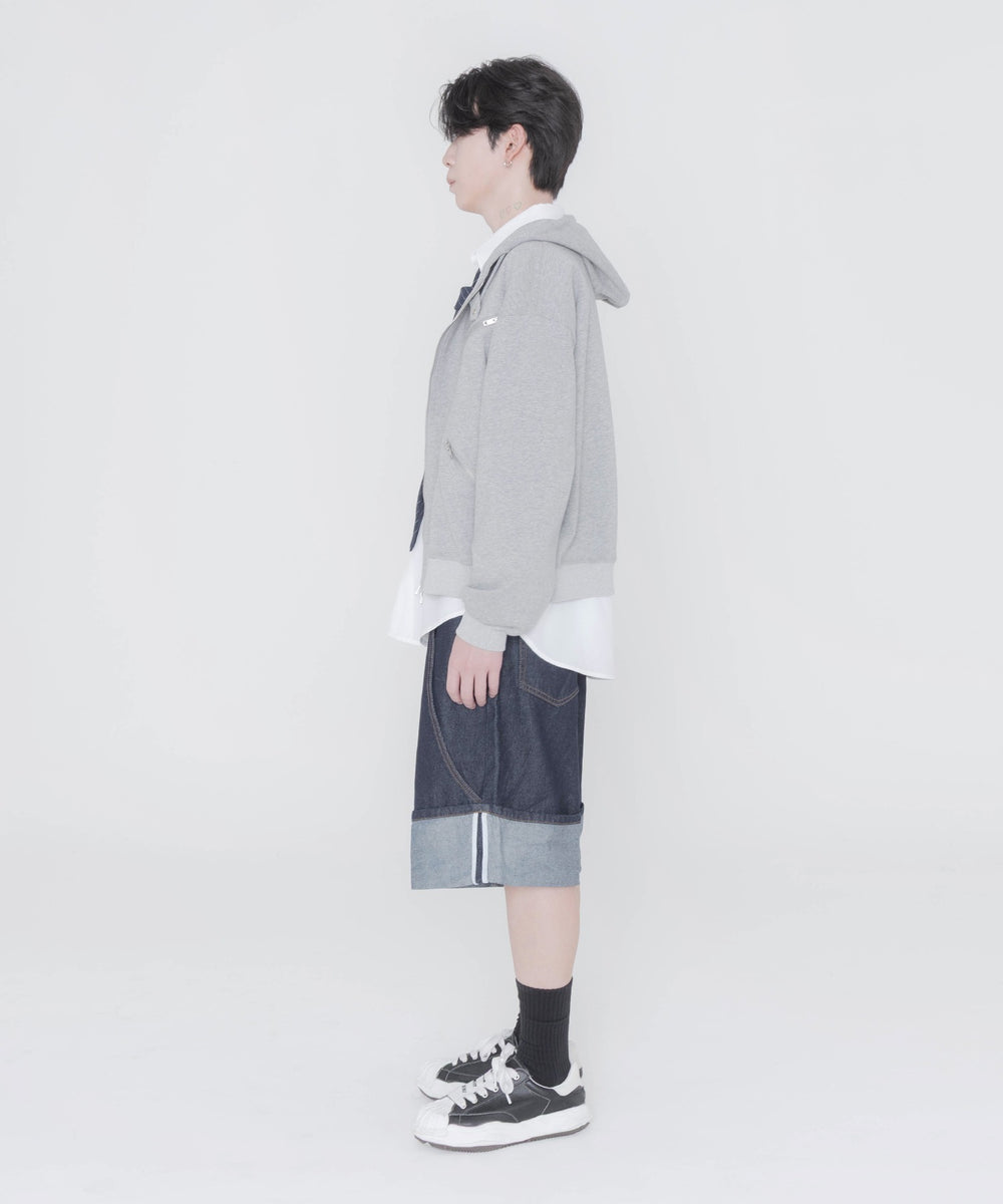 杢グレー モデル:178cm F着用