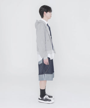 杢グレー モデル:178cm F着用