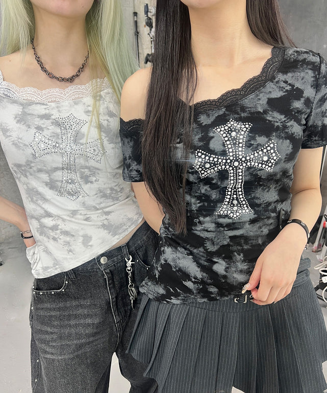 オフショルクロスピチT