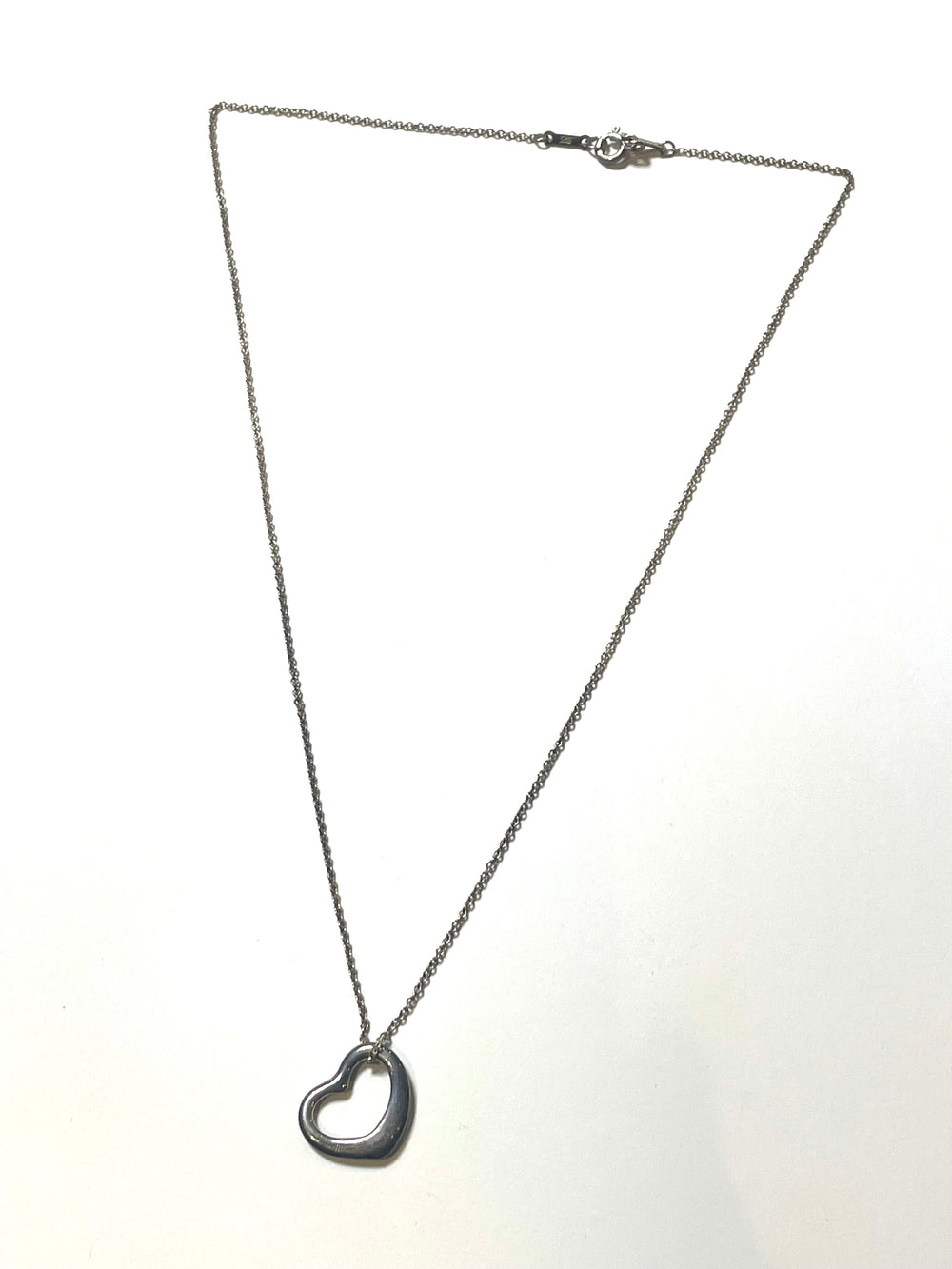 Tiffany & Co.　オープンハート ネックレス