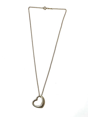 Tiffany & Co.　オープンハート ネックレス