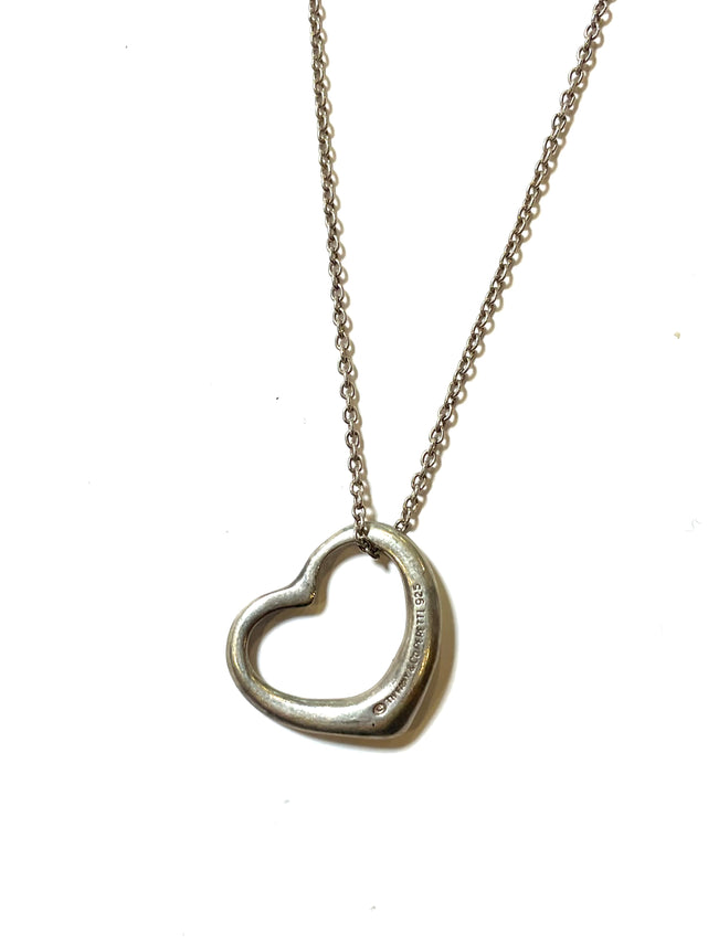 Tiffany & Co.　オープンハート ネックレス