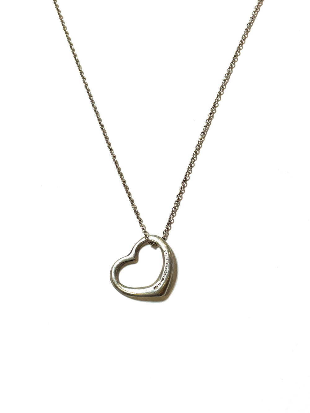 Tiffany & Co.　オープンハート ネックレス
