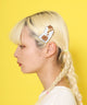 フードヘアクリップ