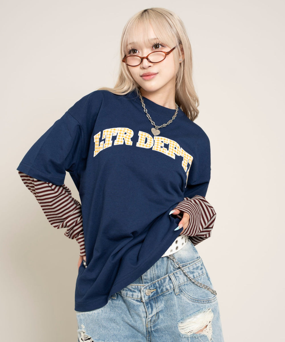 ネイビー モデル：160cm L着用