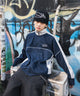 ネイビー　モデル:180cm L着用