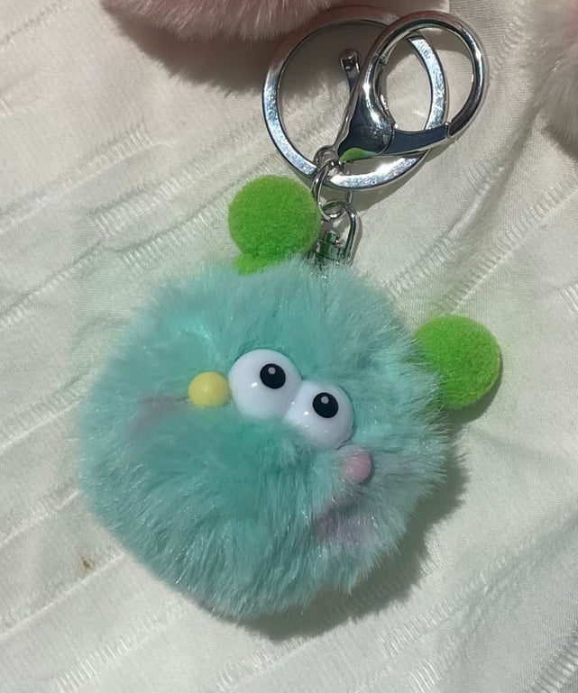 ミニおめかしモンスターぬいぐるみキーホルダー/グリーンソノタ