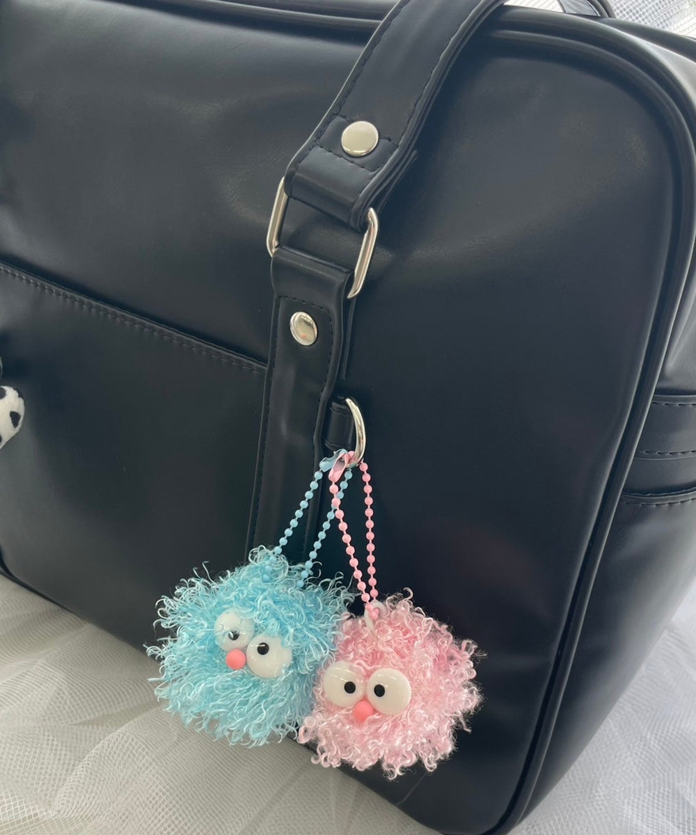 ミニポワポワモンスターぬいぐるみキーホルダー