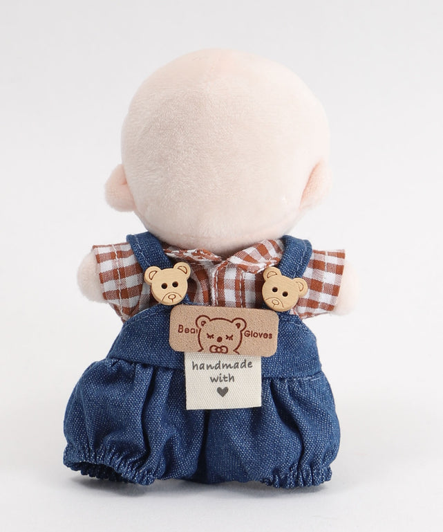 ぬいデニムオーバーオールセット10cm/柄1