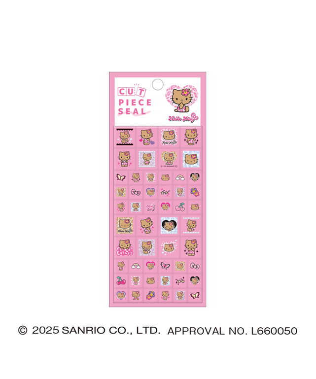 ハローキティ カットピースシール(日焼けデザイン)/柄1:ハローキティ