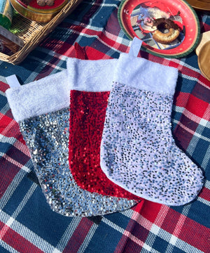 クリスマスキラキラくつした