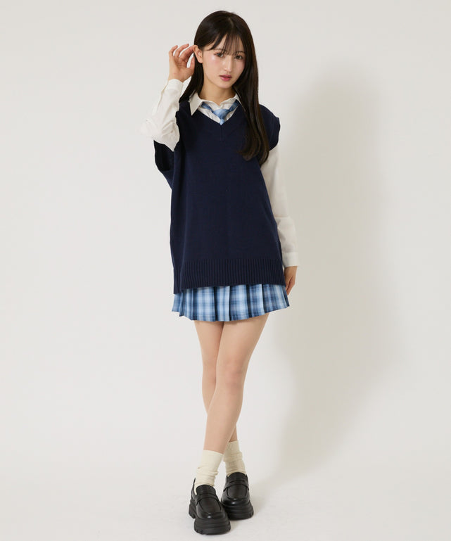 ネイビー モデル:158cm F着用