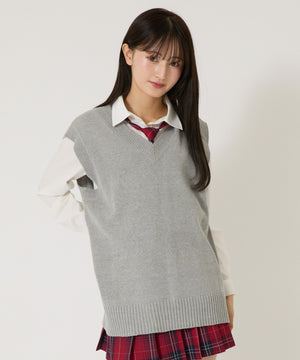 杢グレー モデル:158cm F着用