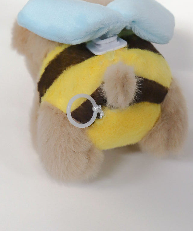 みつばちわんこぬいぐるみキーホルダー
